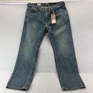 Levi's 559 Relaxed Straight Men's Jeans 34x30 Blue Denim NWT WaterLess 100% Cott